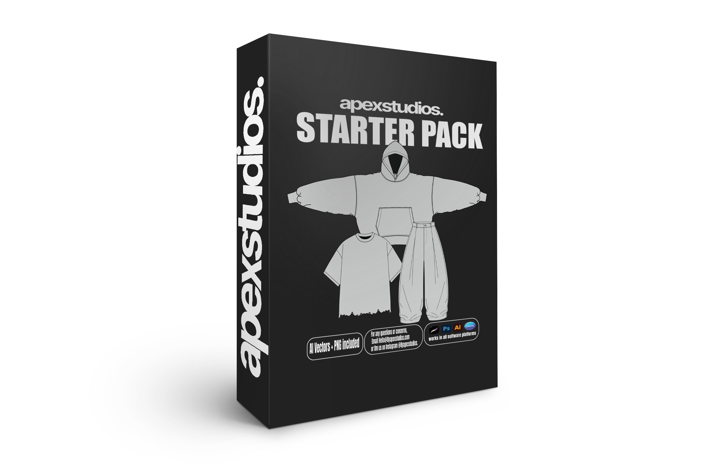 Apex StreetWear mockups Starter Pack