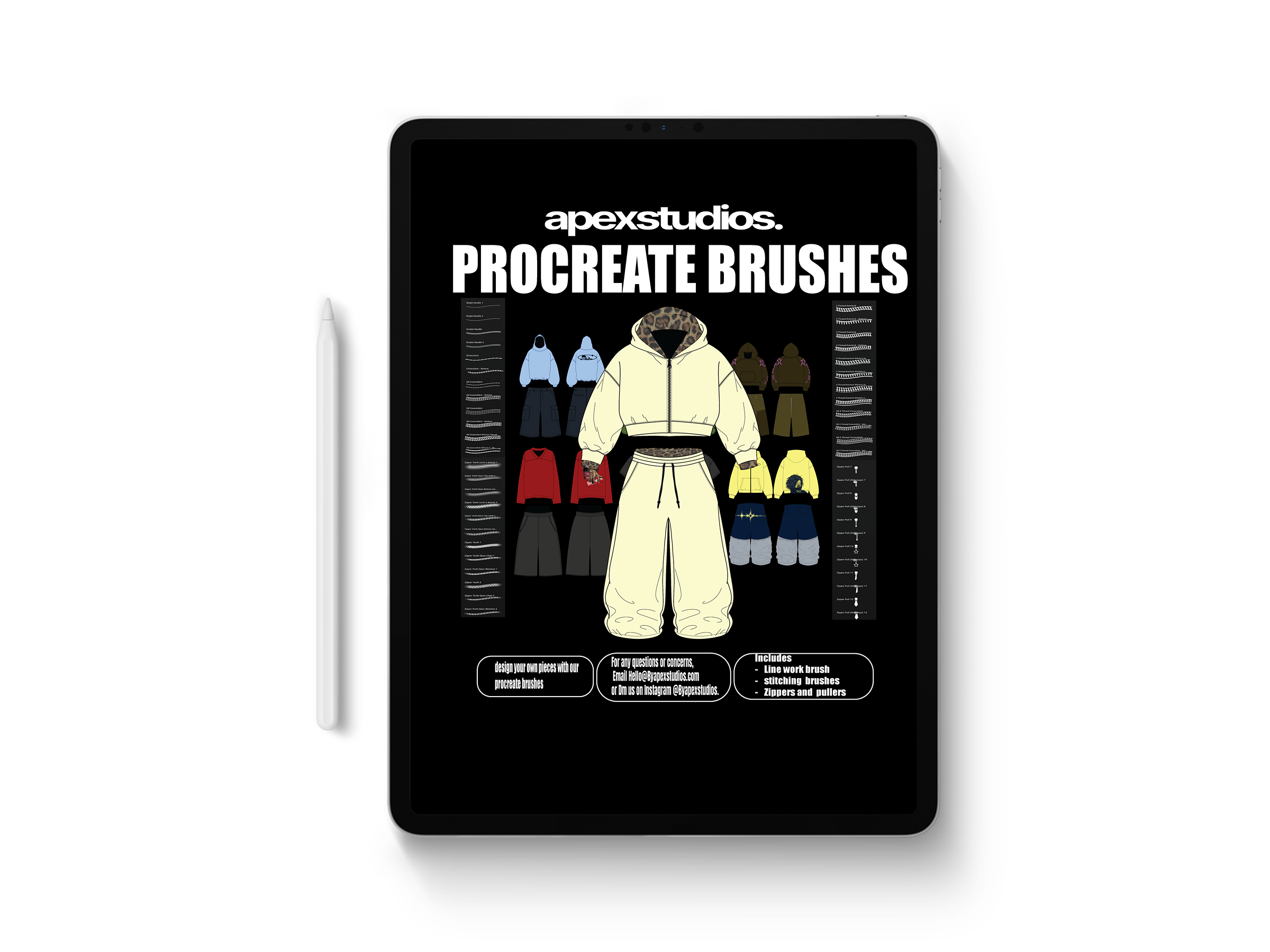 Apex Procreate Essentials Brush Set